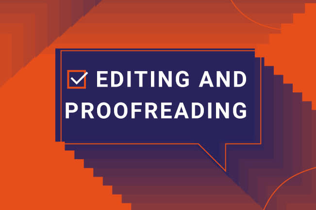 Portfolio for Editing and proofreading