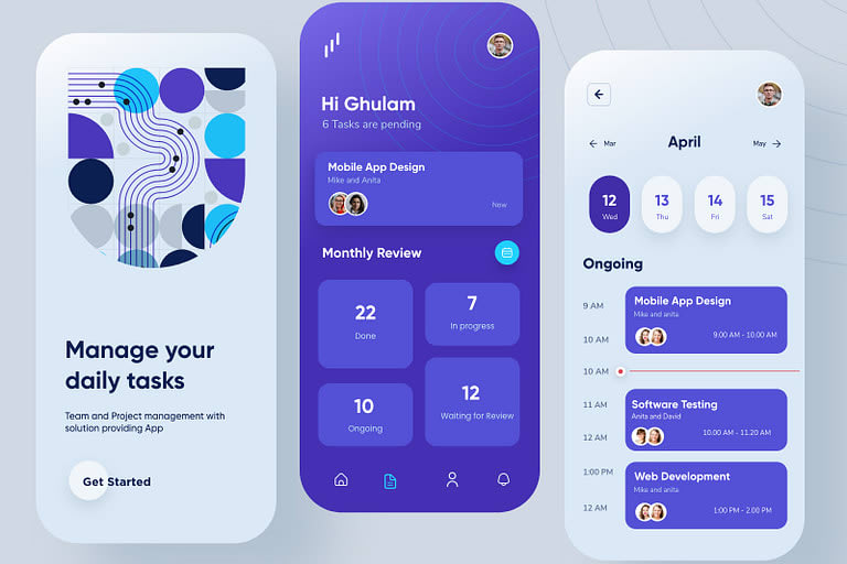 Portfolio for Mobile App Design