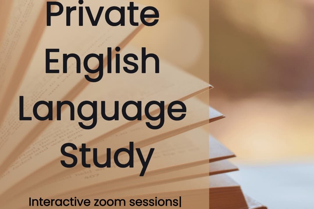 Portfolio for Private 1-Hour English Language Tutoring