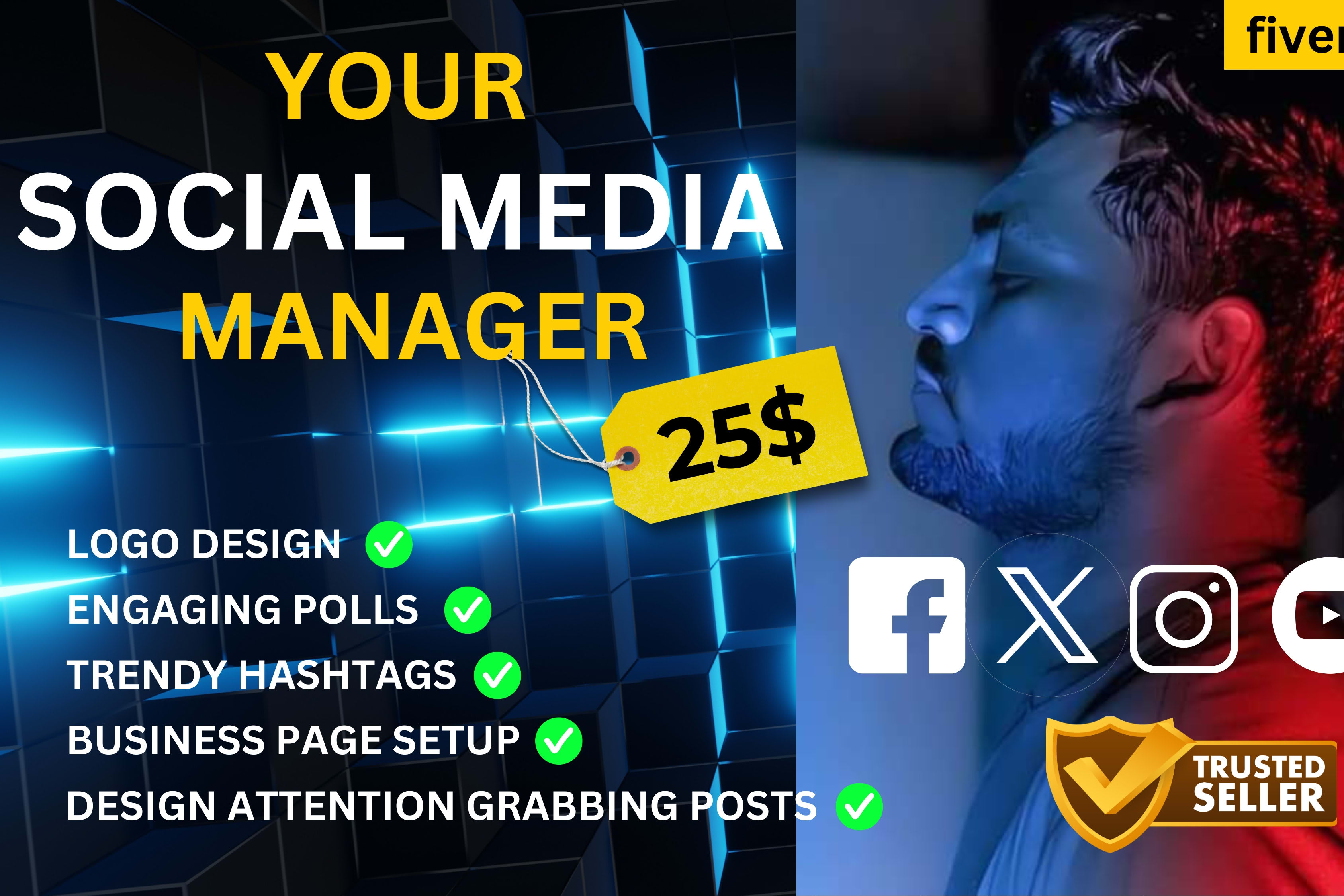 Portfolio for Social media marketing manager