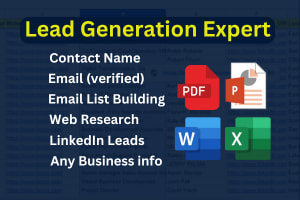 Portfolio for Lead Generation and Email List Building