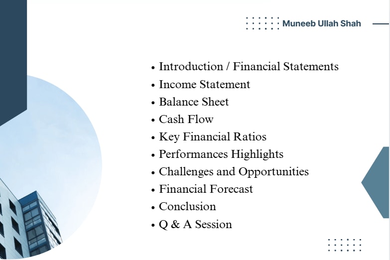 Portfolio for Financial analysis and insights