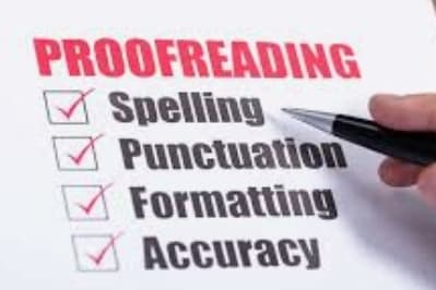 Portfolio for Proofreading & Editing