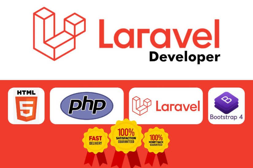 Portfolio for website development in Laravel and VueJs