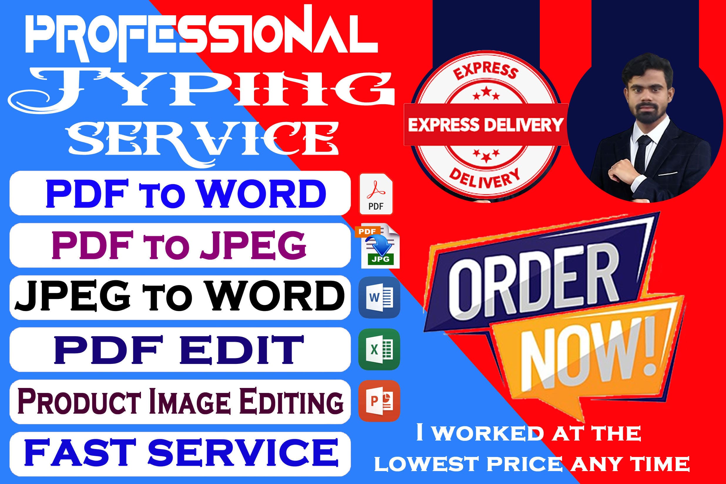 Portfolio for Expert Typist & Creative Photo Editor