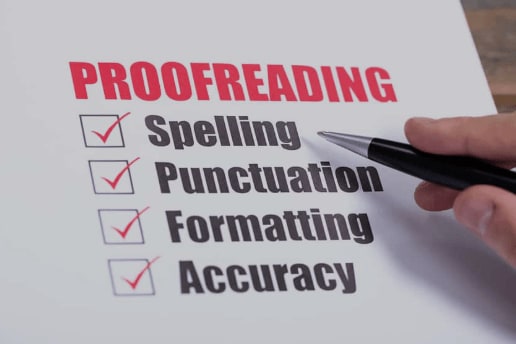 Portfolio for Proofreading