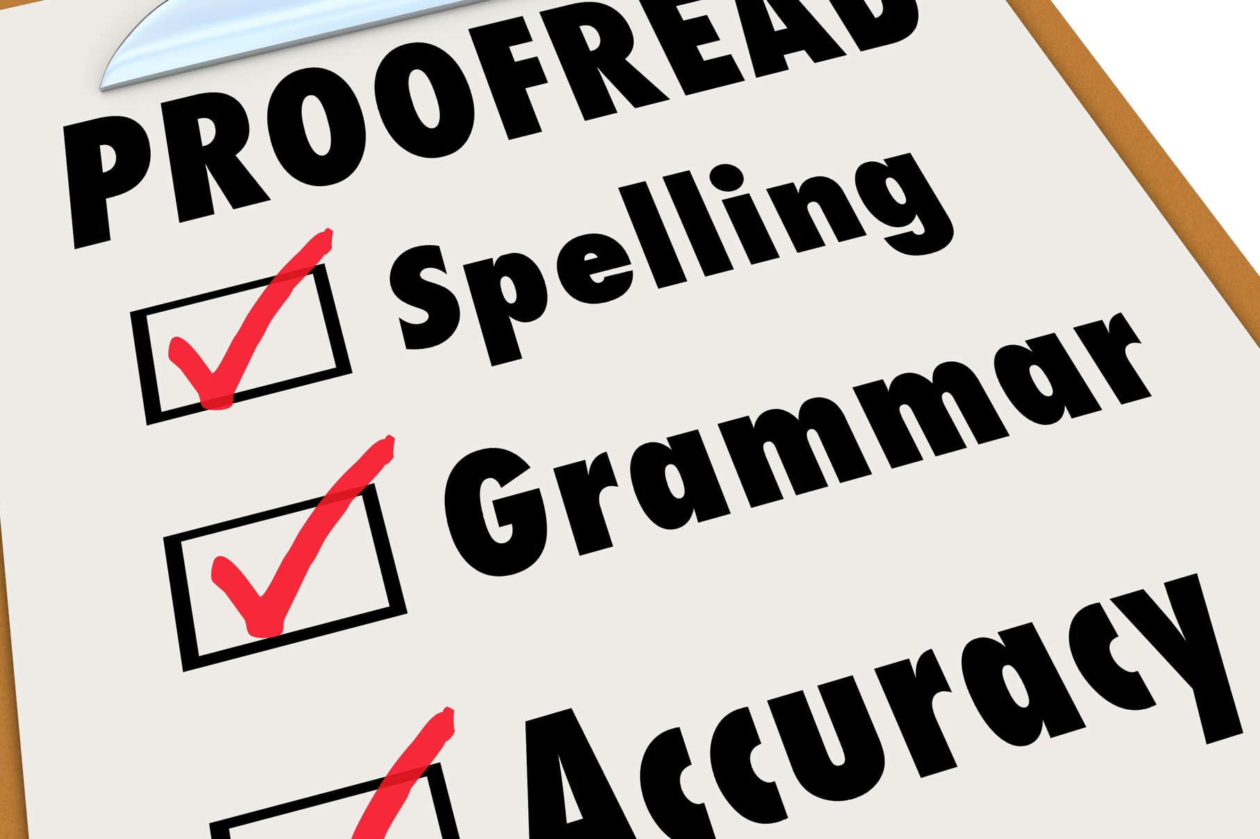 Portfolio for Proofreading