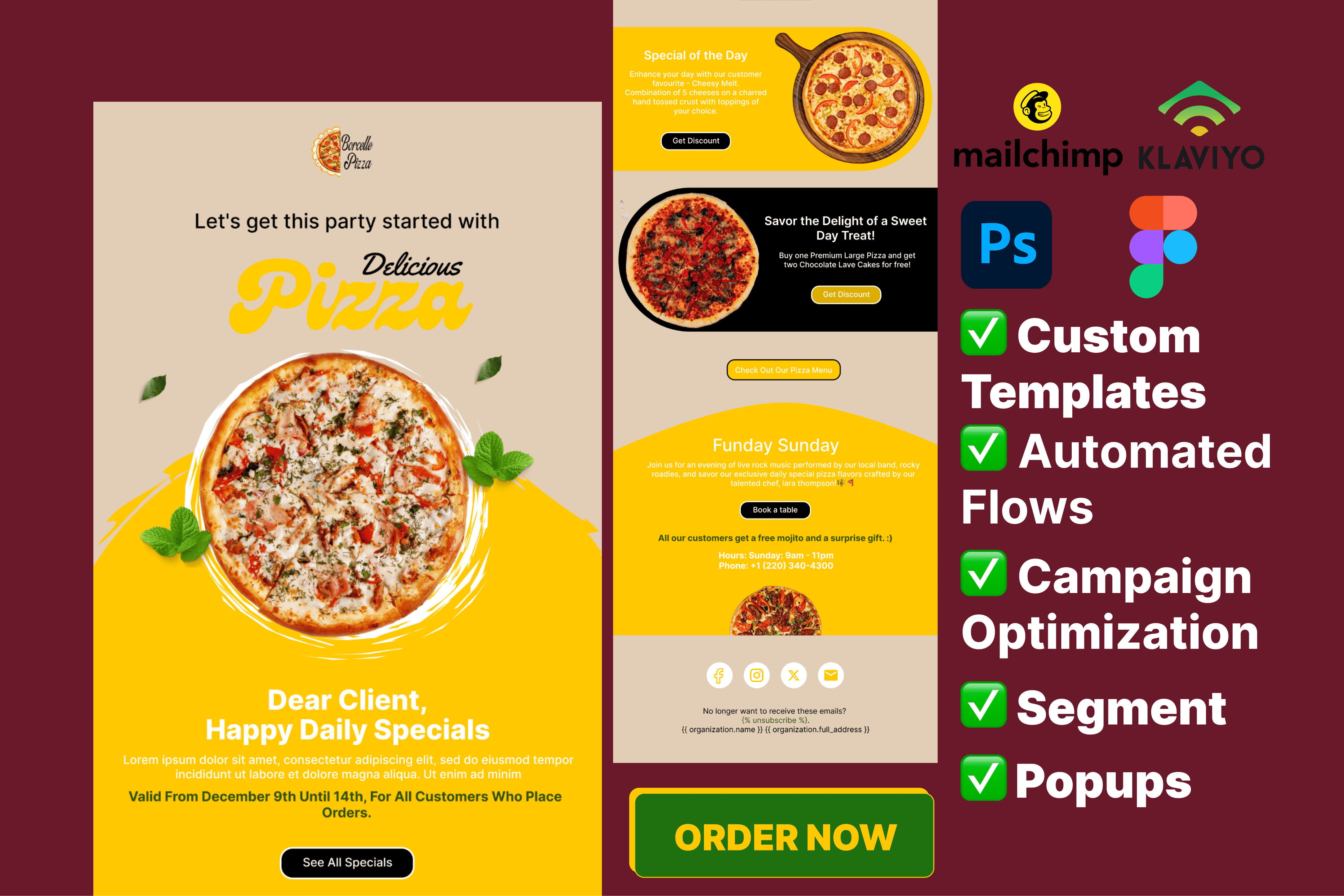 Portfolio for Email Marketing & Template Design Expert