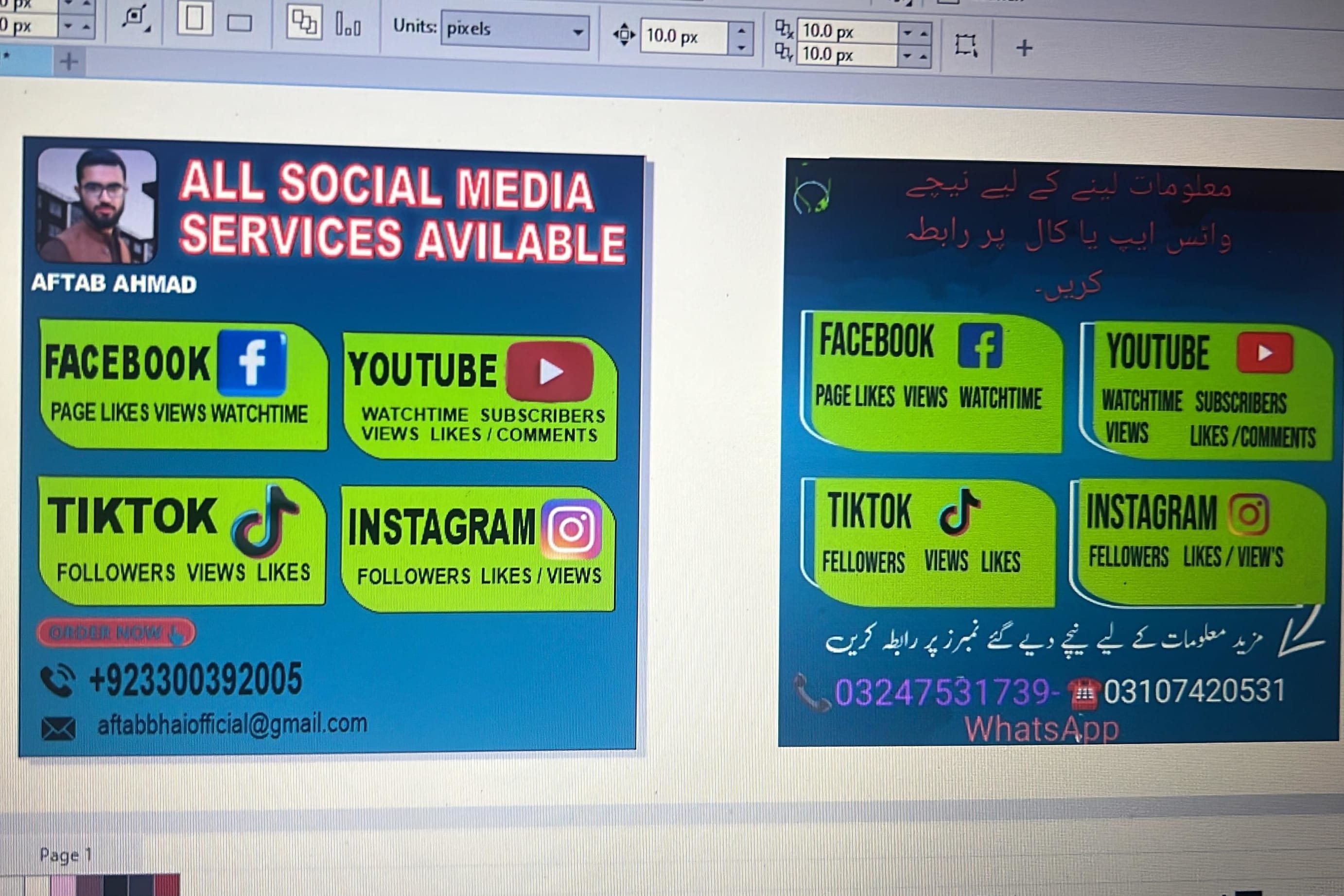 Portfolio for Graphics Designer