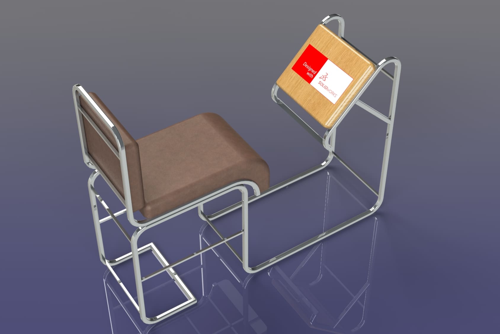 Portfolio for Steel Furniture Design in Solidworks