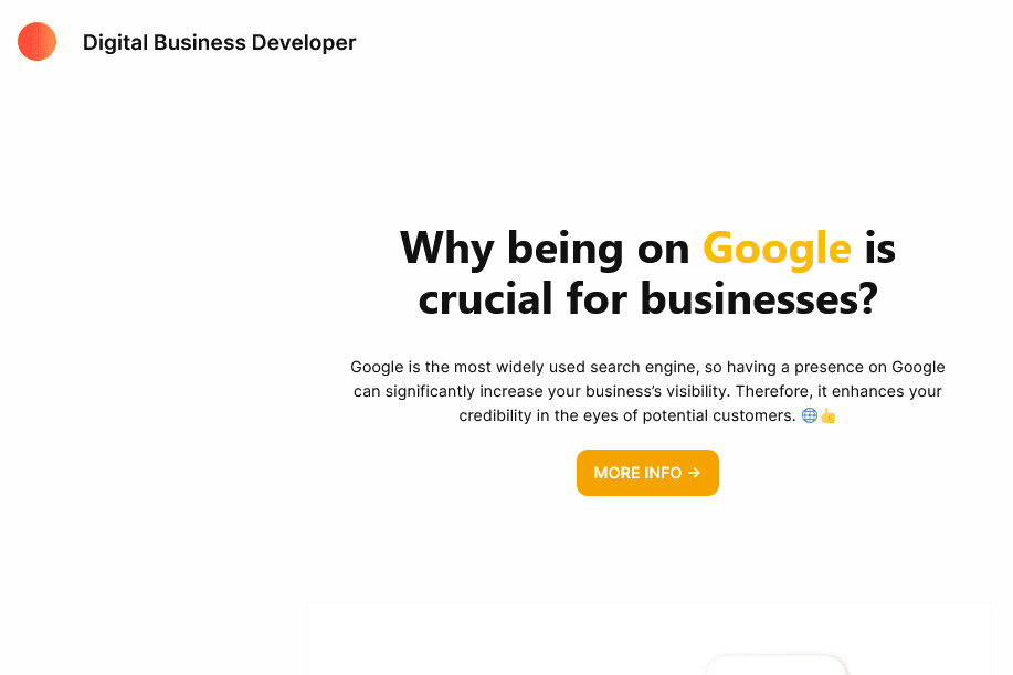 Portfolio for Business Application