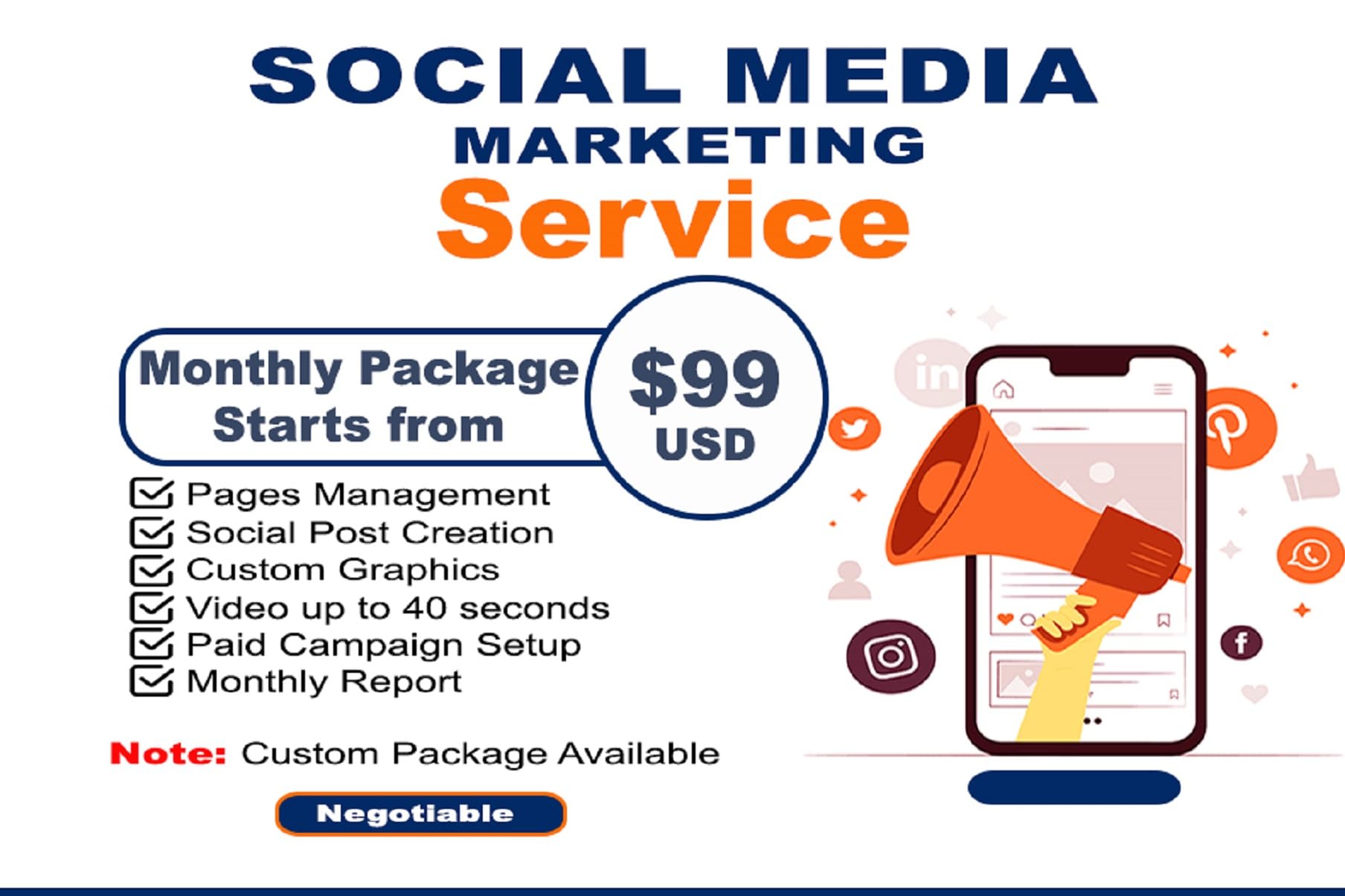 Portfolio for Social Media Marketing