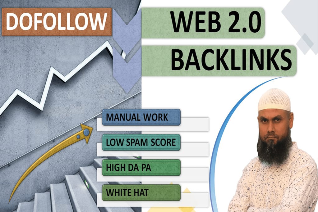 Portfolio for SEO with HQ DA Web 2.0 Profile Backinks.