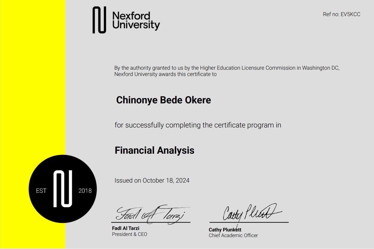 Portfolio for Accountant / Data analyst