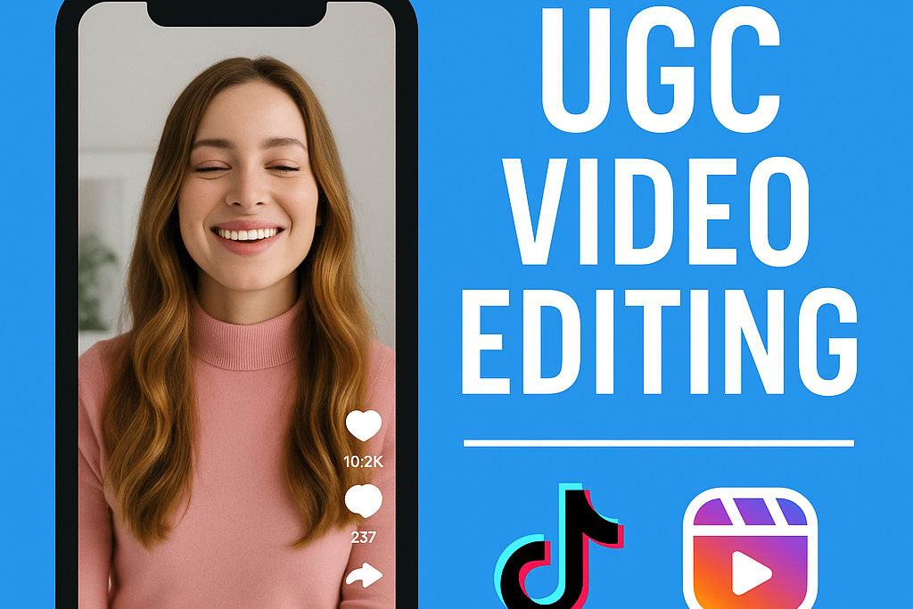 Portfolio for UGC Creator & Video Editor+Virtual Assis