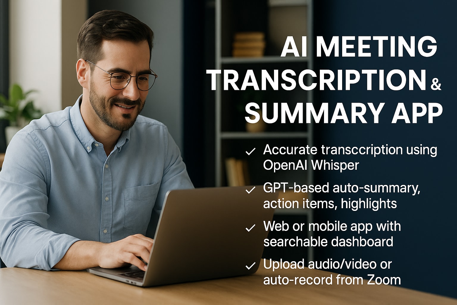 Portfolio for AI Meeting Transcription & Summary App