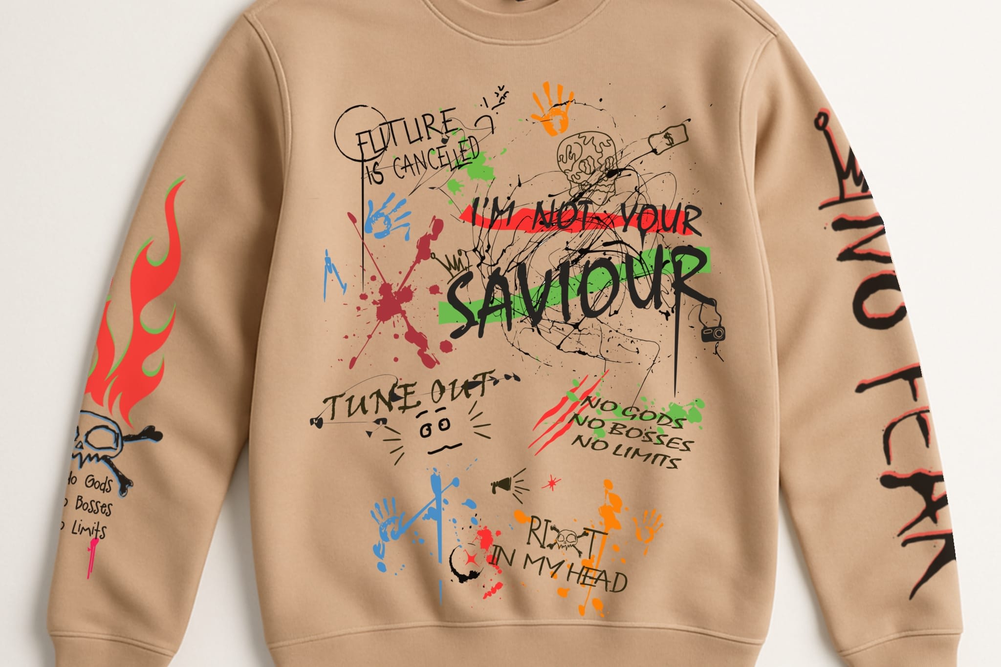 Portfolio for Streetwear clothing graphics designer