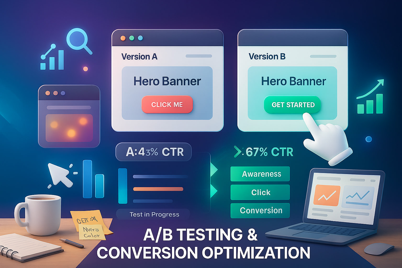 Portfolio for A/B Testing & Conversion Optimization