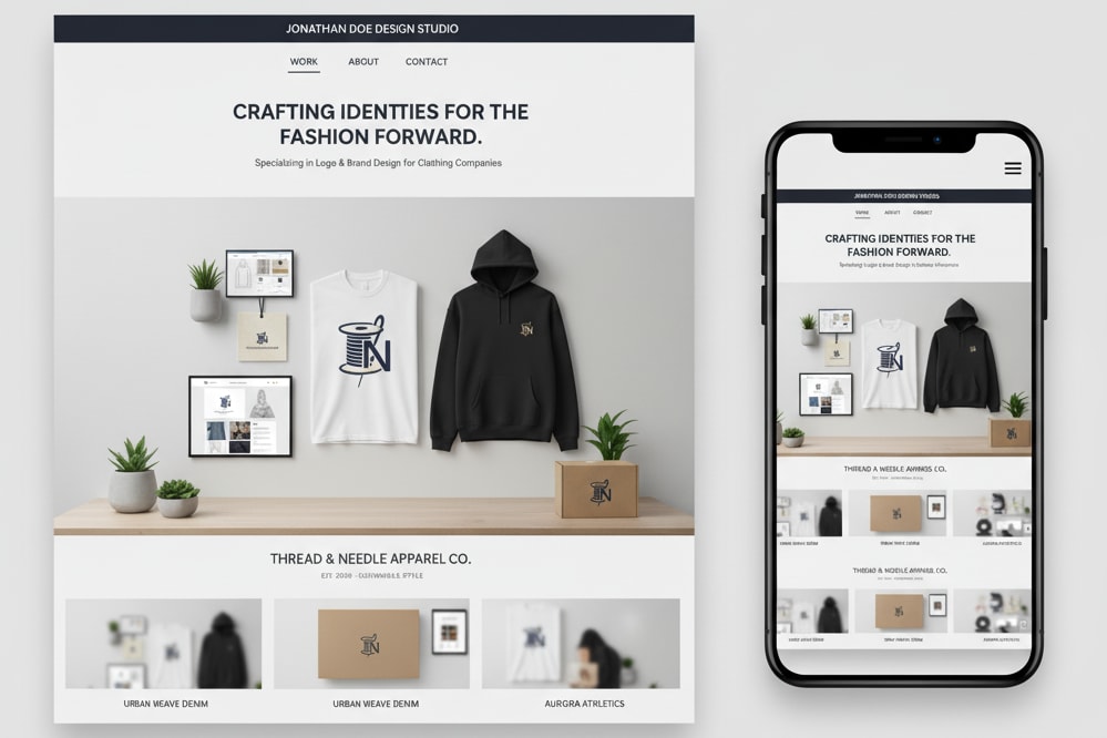 Portfolio for Clothing Logo Design