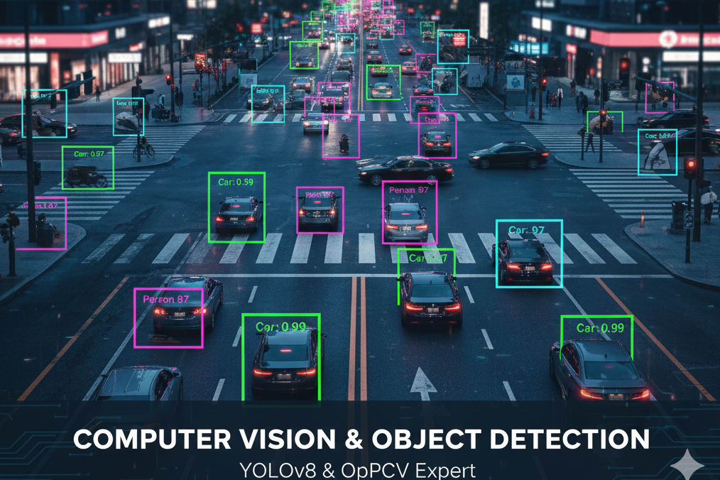 Portfolio for image processing object detection and CV