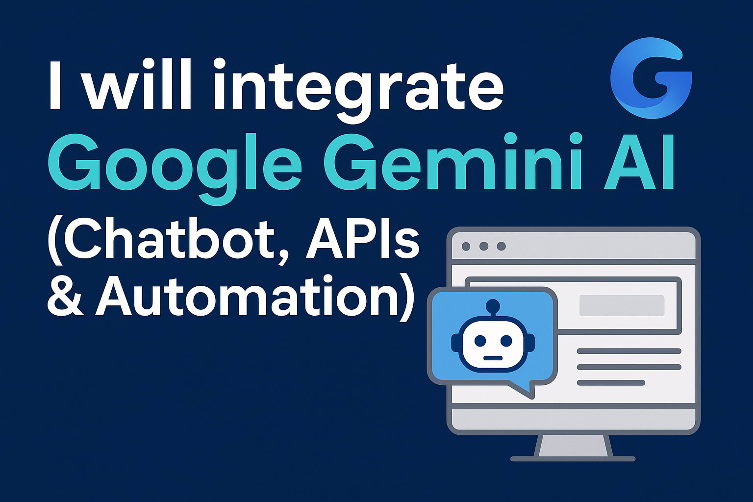 Portfolio for Add Google Gemini AI into your website