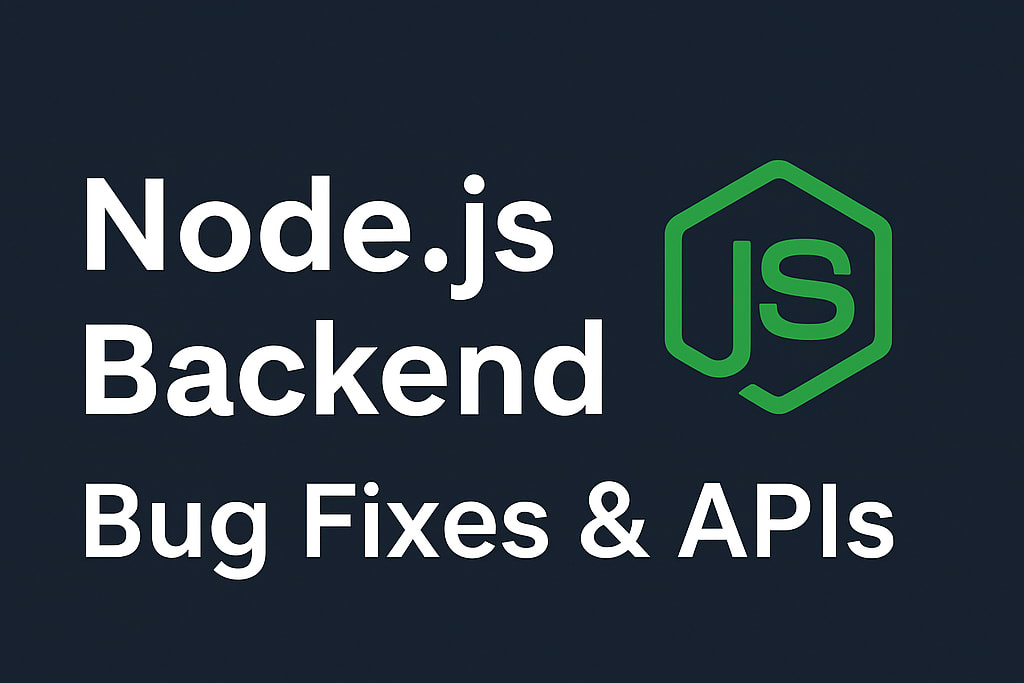 Portfolio for Backend Developer (Node.js) | REST APIs