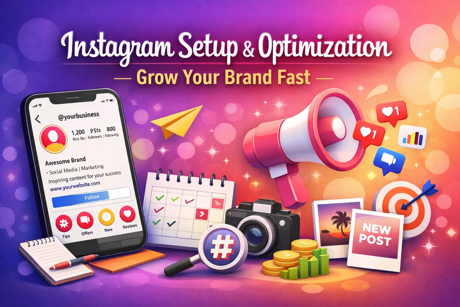 Portfolio for Instagram Setup & Optimization