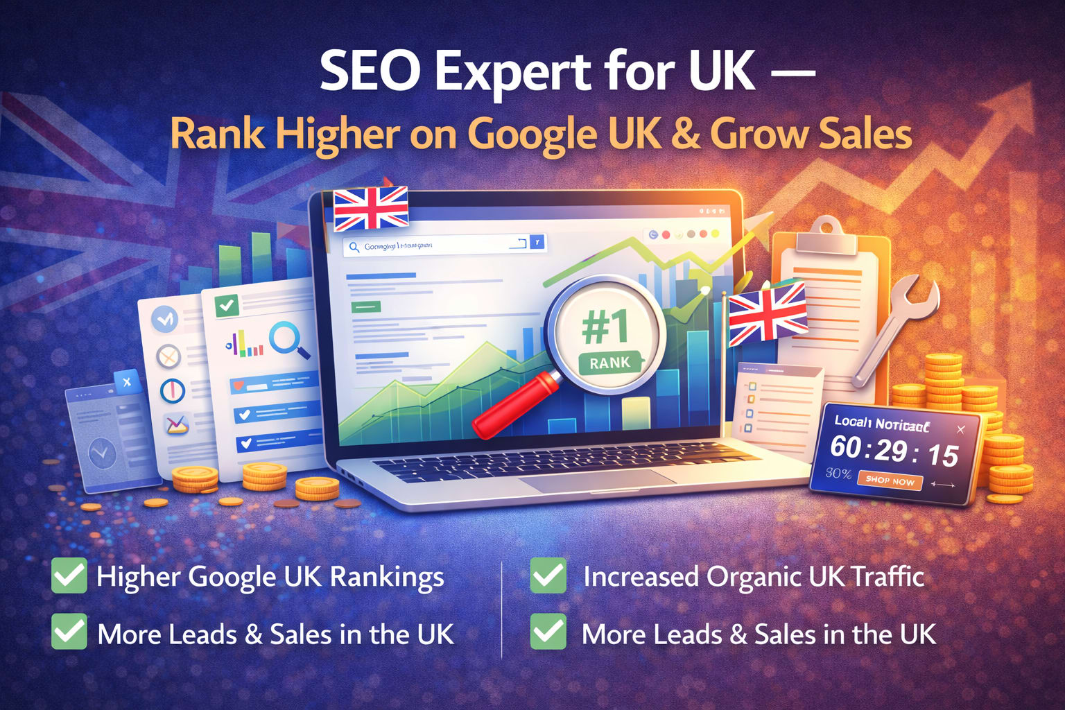 Portfolio for SEO Expert for UK – Rank Higher Google