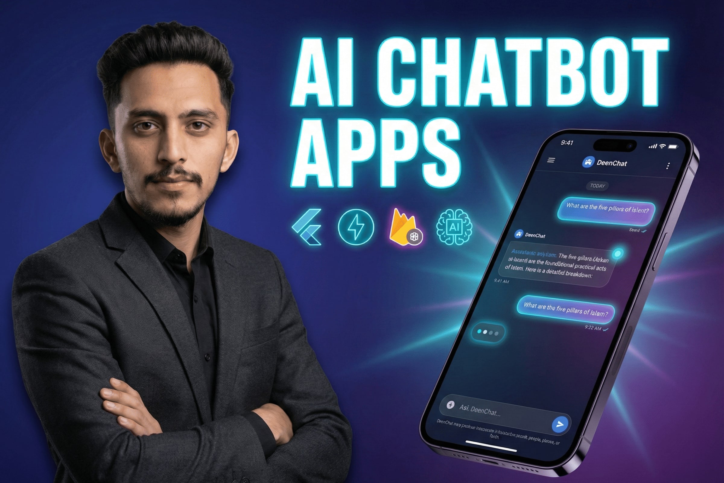 Portfolio for AI Mobile App using Flutter and FastAPI