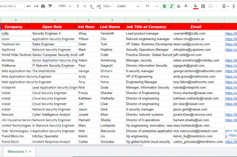 Portfolio for B2B Lead Generation, LinkedIn Outreach