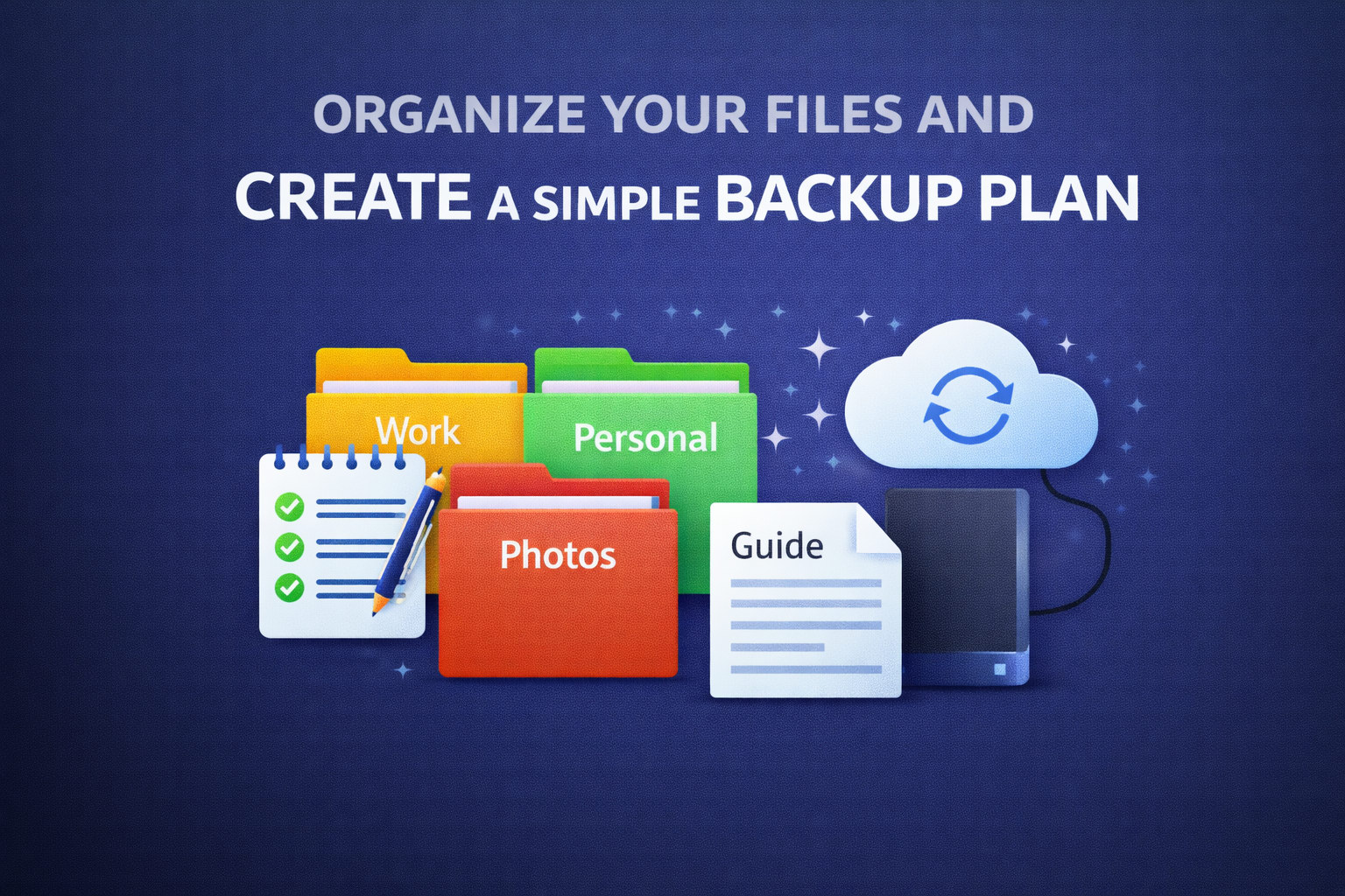Portfolio for File organization and backup plan