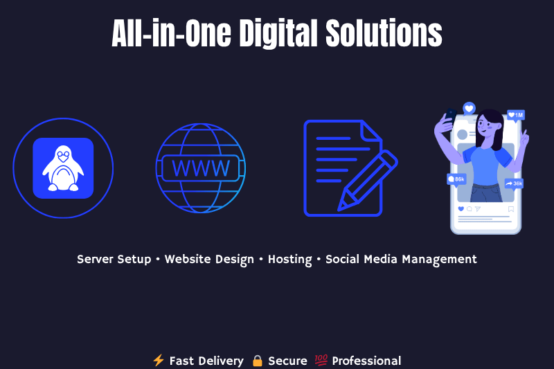 Portfolio for Linux Server Setup, Configuration & Web