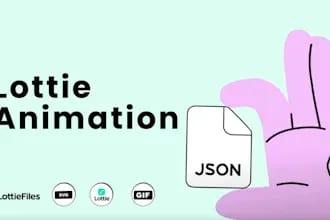 Portfolio for Lottie & website Animation