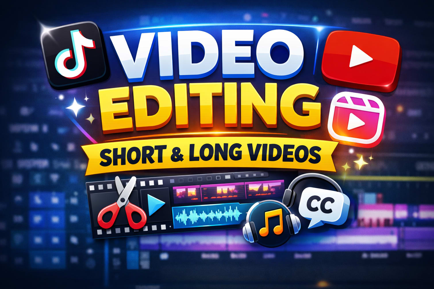 Portfolio for Video editing for TikTok, Reels & YouTub