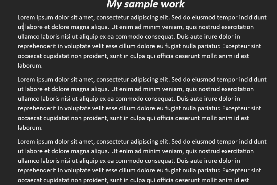 Portfolio for Data Entry Specialist PDF to Word Typing