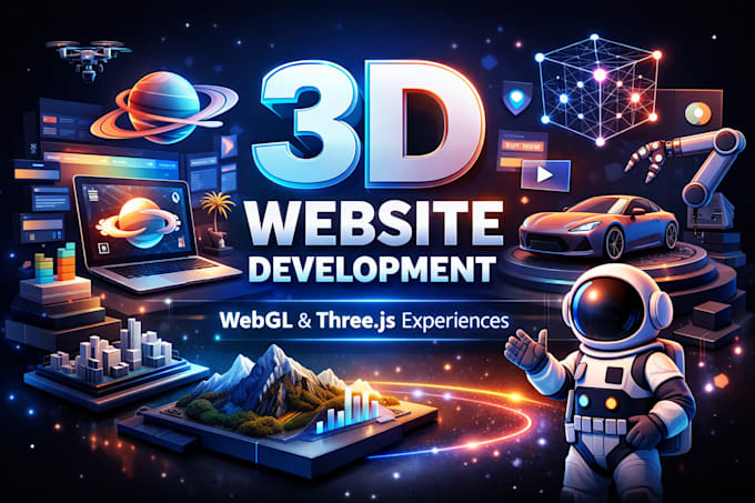 Portfolio for Three.js 3D Web Development