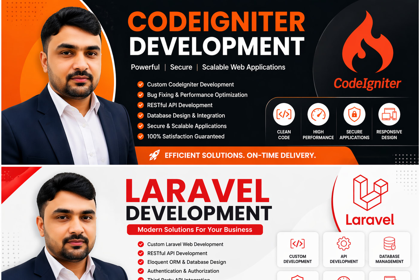 Portfolio for I will develop/fix CodeIgniter web app