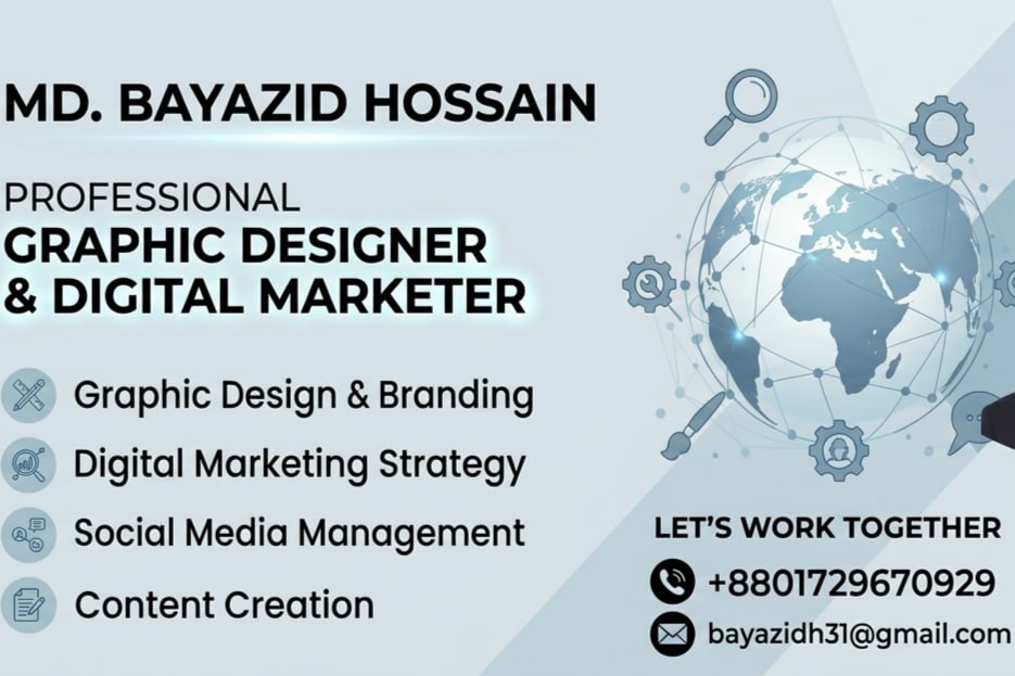 Portfolio for Expert Graphic Design &Digital Marketing
