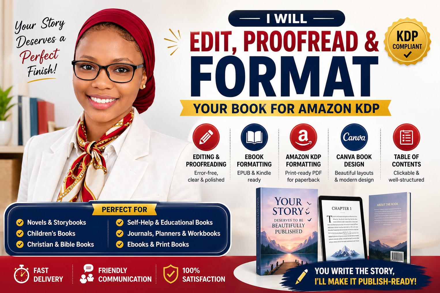 Portfolio for Professional Canva Book for Amazon KDP
