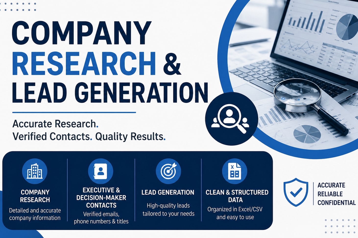 Portfolio for Company Research &Decision-Maker Contact