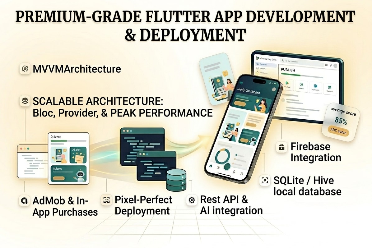Portfolio for Flutter App Idea to Play Store