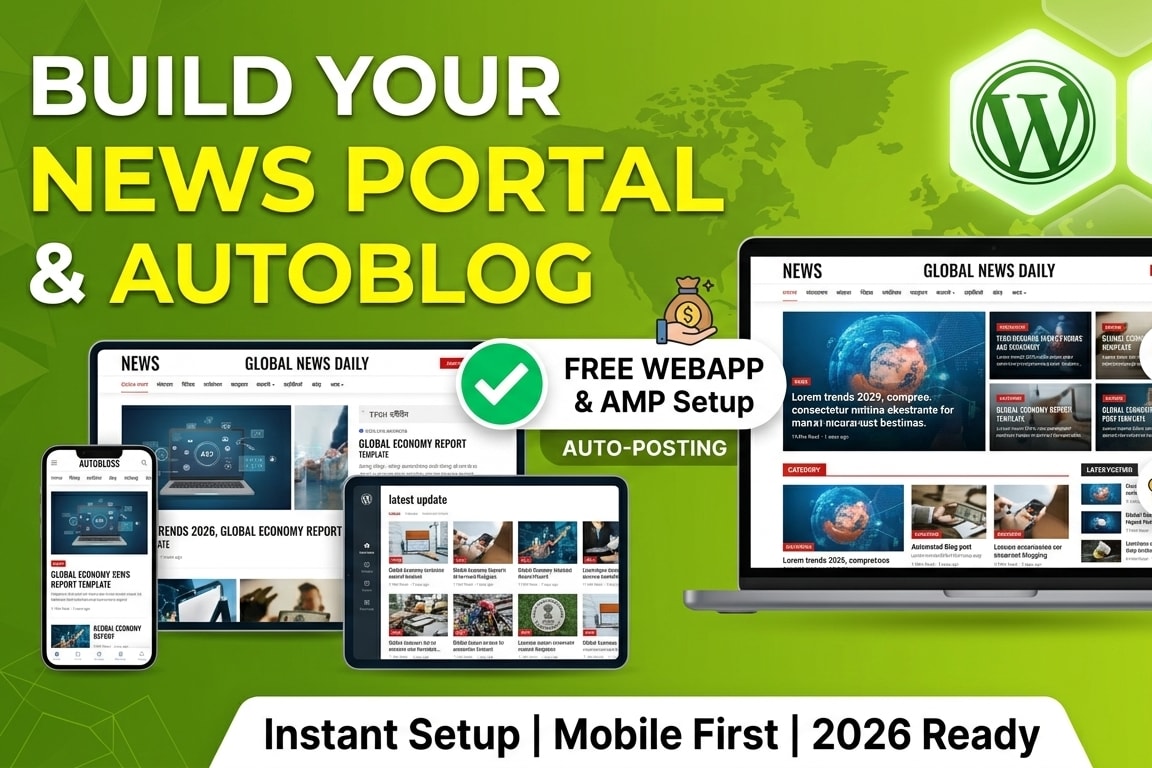Portfolio for I will build a professional news portal