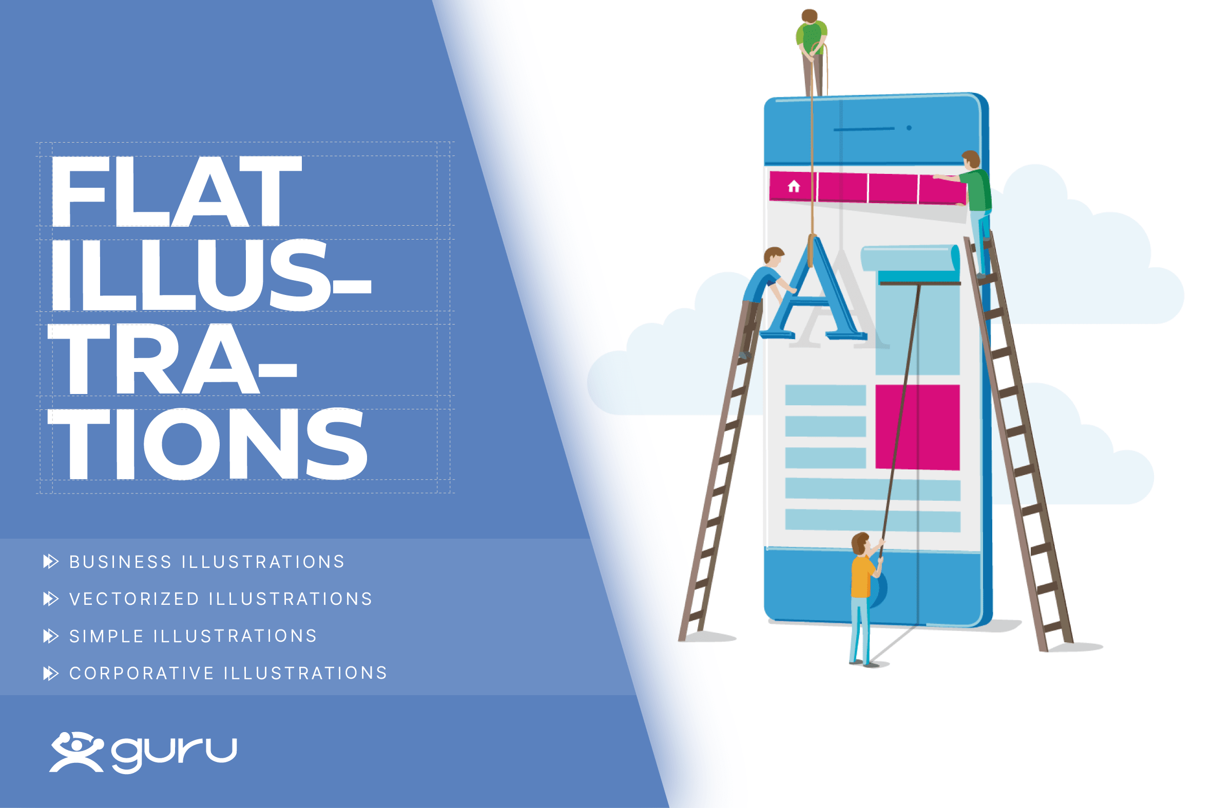 Portfolio for Flat Illustrations