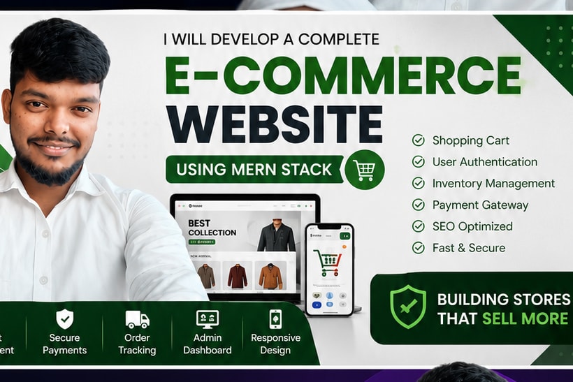 Portfolio for I Build E-Commerce Web Using MERN Stack