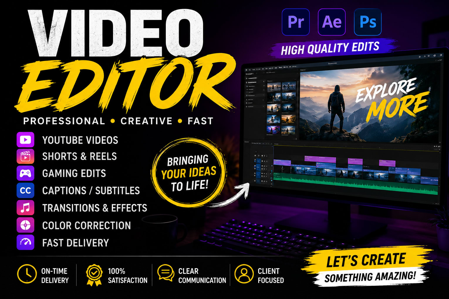Portfolio for video editing