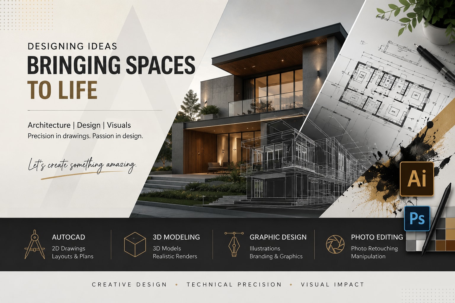 Portfolio for AutoCAD Drafting & 3D Modeling