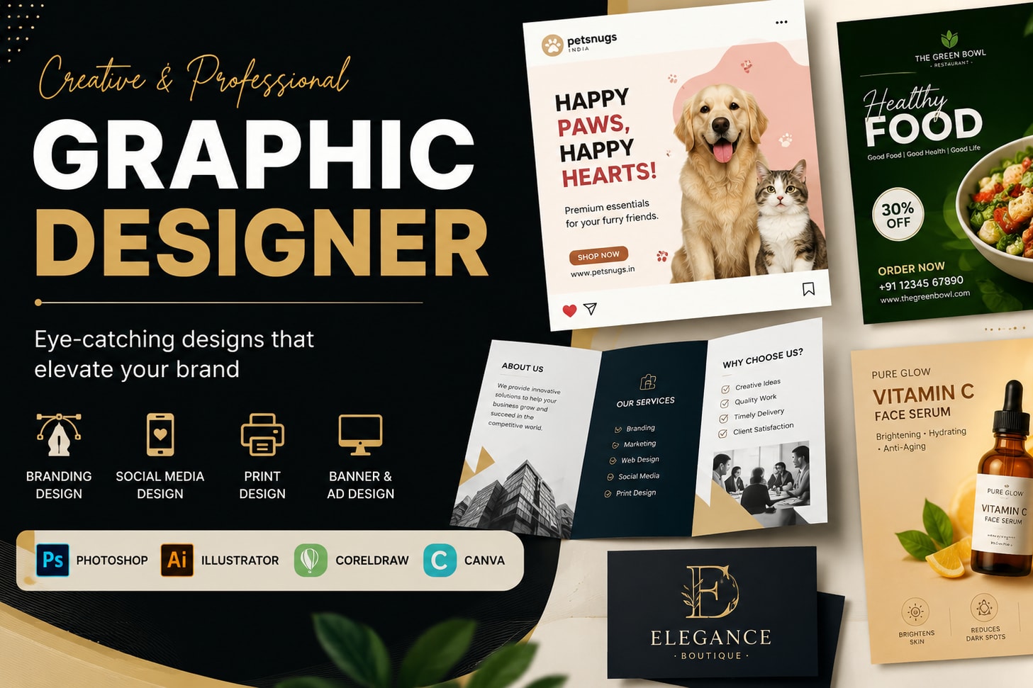 Portfolio for graphic designer