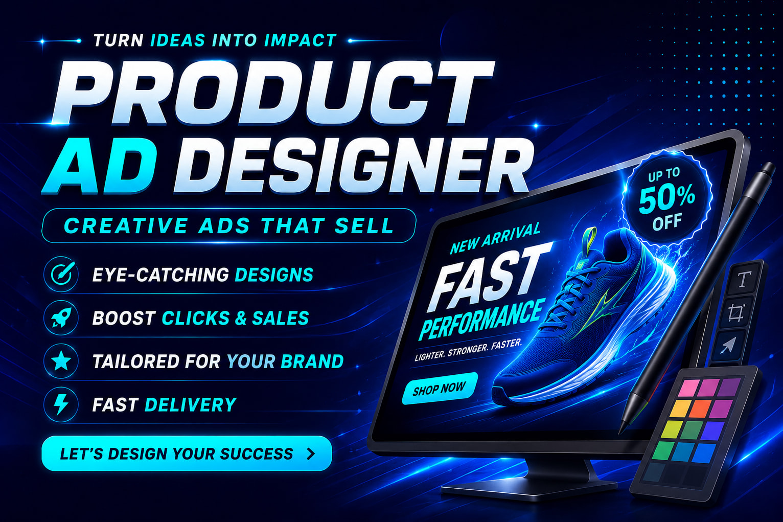 Portfolio for Static Product Image to Commercial Ads
