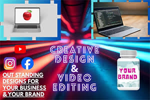Portfolio for Creative Graphic Designer & Video Editor