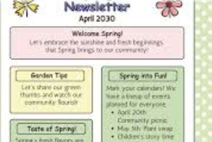 Portfolio for Newsletter